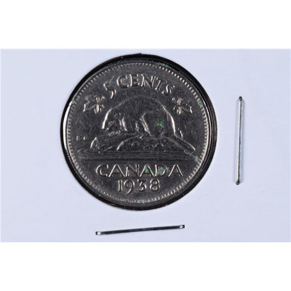 Canada Nickel 1938