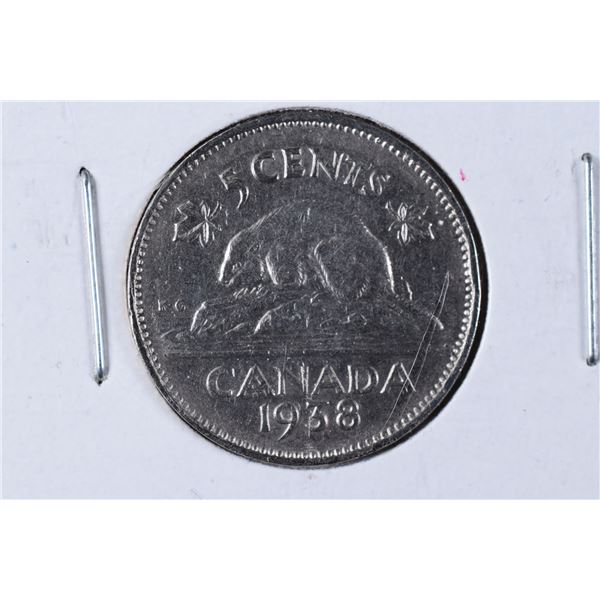 Canada Nickel 1938