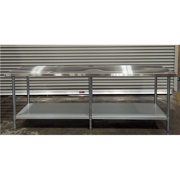 96" x 30" Stainless Steel Work Table, Omcan 22077| RBD