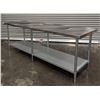 Image 3 : 96" x 30" Stainless Steel Work Table, Omcan 22077| RBD