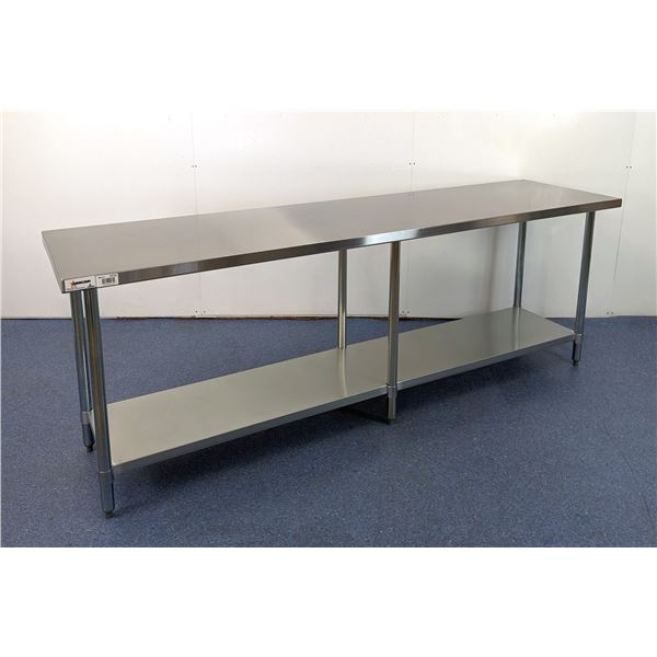 96" x 24" Stainless Steel Work Table, Omcan 22070| GY3-FL