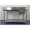 Image 5 : 60" x 30" Stainless Table with Left Sink, 6" Backsplash, Omcan 43241| R8-4