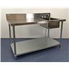 Image 2 : 60" x 30" Stainless Table with Right Sink, 6" Backsplash, Omcan 43242| R8-4