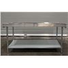 Image 8 : 72" x 30" Stainless Steel Work Table with 4" Backsplash, Omcan 22090| R8-3/GY3-2