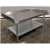 Image 2 : 48" x 30" Stainless Steel Equipment Stand, Omcan 22060| MR4-3