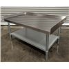 Image 3 : 48" x 30" Stainless Steel Equipment Stand, Omcan 22060| MR4-3