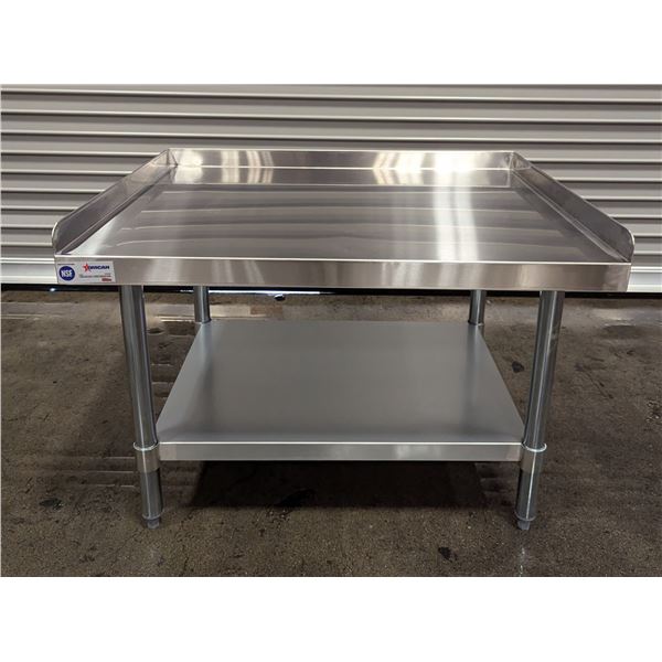 36" x 30" Stainless Steel Equipment Stand, Omcan 22059| R4-4