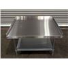 Image 4 : 36" x 30" Stainless Steel Equipment Stand, Omcan 22059| R4-4