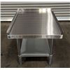 Image 4 : 24" x 30" Stainless Steel Equipment Stand, Omcan 22057| MR4-1
