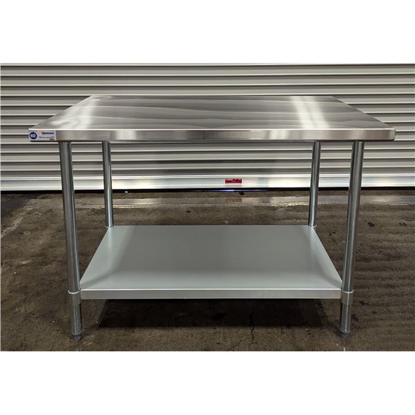 48" x 30" Stainless Steel Work Table, Omcan 22073| MR4-2
