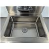 Image 3 : Wall Mount Hand Sink with 4" Faucet, Drain Basket, Omcan 44585| MR1-3