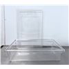 Image 3 : Cambro 26" x 18" x 6" Clear Polycarbonate Food Storage Box with Lid| L10-3