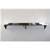 Image 1 : 72" x 12" Stainless Wall Shelf, Omcan 30455| MR5-2
