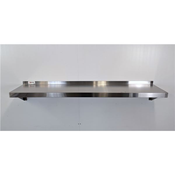 60" x 12" Stainless Wall Shelf, Omcan 22111| MR5-3
