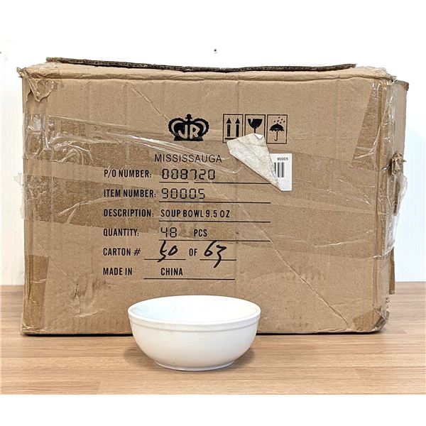9-1/2oz Soup Bowls, Johnson-Rose 90005 - Lot of 48 (1 Case)| MR1-1