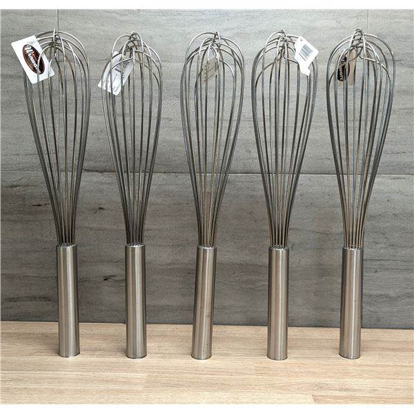 Winco FN-16 16" French Whips - Lot of 5| L4CR7