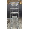 Image 4 : 60" x 24" 5-Tier Heavy Duty Wire Shelving With Wheels| R4-1