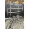 Image 2 : 60" x 24" 5-Tier Heavy Duty Wire Shelving With Wheels| L9-4