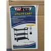 Image 2 : Winco Black Utility Cart, 400lb Capacity| MR1-1