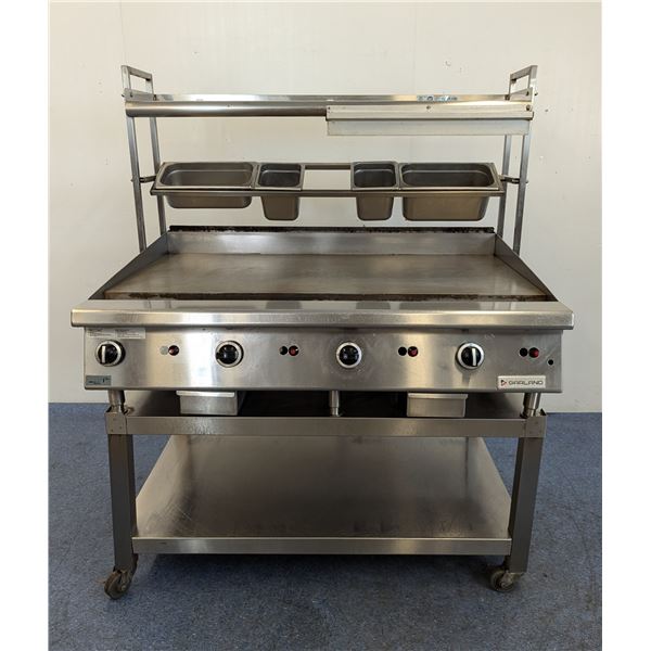 Garland GTGG48-G48M Gas Griddle W/Overshelf & Stand| 935/R6FL