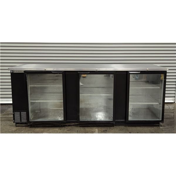 Beverage Air BB94G-1B 95" Three Glass Door Back Bar Cooler| 3115/LBD2