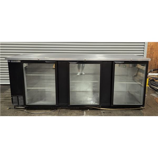 Beverage Air BB94G-1B 95" Three Glass Door Back Bar Cooler| 5915/LBD2