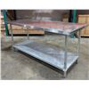 Image 2 : Efi 30" x 72" Stainless Steel Work Table| Rtable2/L11