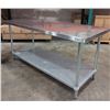 Image 2 : Efi 30" x 72" Stainless Steel Work Table| Rtable3/L11