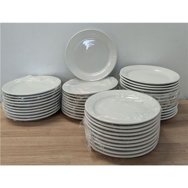 8" White Round Plates - Lot of Approx. 125| AD2/L9area