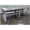 Image 2 : Uline 90" x 36" Stainless Steel Top Packing Table| SS1/RBD