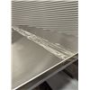 Image 5 : Uline 90" x 36" Stainless Steel Top Packing Table| SS1/RBD