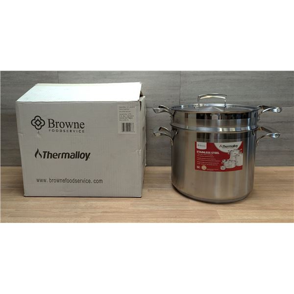 Browne Thermalloy 9qt Stainless Steel Double Boiler| FtE