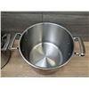 Image 4 : Browne Thermalloy 9qt Stainless Steel Double Boiler| FtE