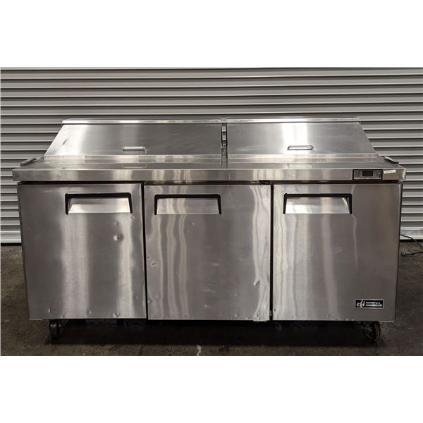 Efi CSDR3-72VC 72" Three Door Refrigerated Salad/Sandwich Prep Table| 30004/LBD2F