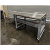 Image 3 : Uline 90" x 36" Stainless Steel Top Packing Table| SS6/RBD