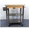 Image 3 : Mobile Food Preparation Table/Cart, Omcan 41516| R3-1