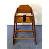 Image 2 : Walnut Color Wooden High Chair, Omcan 80611| R3-2