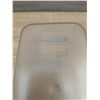 Image 4 : JD 1/4 Size 4" Deep Clear Plastic Polycarbonate Food Pans - Lot of 6| 1/4set2/L6CR1