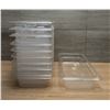Image 2 : JD 1/3 Size 2-1/2" Deep Clear Plastic Polycarbonate Food Pans - Lot of 11| 1/3set1/L6CR1