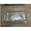 Image 3 : JD 1/3 Size 2-1/2" Deep Clear Plastic Polycarbonate Food Pans - Lot of 11| 1/3set1/L6CR1