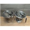 Image 2 : Stainless Steel Pastry Fillers W/Stands - Lot of 2| HAD34/FtC