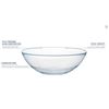 Image 12 : 90oz Louison Serving Bowls, Arcoroc N2420 - Lot of 12 (2 Cases)| R7-2