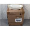 Image 3 : 13.5oz, 8.25" White Terrastone Bakers - Lot of 12| FJ559/LBD