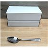 Image 1 : Heavy Weight Niagara Tea Spoons - Lot of 48 (4 boxes)| L6CR5