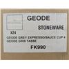 Image 7 : Chef & Sommelier Geode 4oz Gray Stoneware Cups - Lot of 24| FK990/L11-1