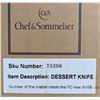Image 9 : Ezzo Dessert Knives, Chef & Sommelier T5208 - Lot of 108 (1 Case)| L11-1