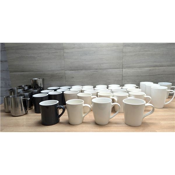 Assorted Mugs & Cream Pitchers - Lot of Approx. 40pcs| KF7/ftF