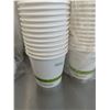 Image 9 : White Paper Cups W/Brown & White Lids - Lot of Approx. 1650pcs| AE8/R2-1