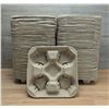 Image 1 : 4 Cup Carryout Trays - Lot of Approx. 80| AE11/FtF