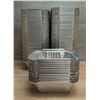 Image 1 : 1lb Oblong Take Out Foil Pans - Lot of Approx. 480| KF22/EC6